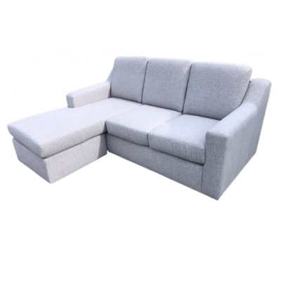 Sofa chaise longue reversible Massi avec divan-lit